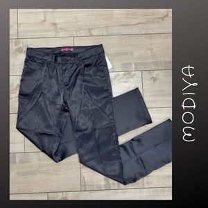 Modiva | Gray Satin Low-Rise Y2k Streetwear Pants